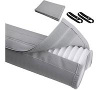 Couverture de Tuyau de Climatiseur - XVX - 60x20 Pouces - Gris - Installation Facile - Lavable