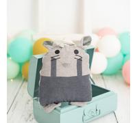 Couverture De Voyage Coussin Souris Enfant Grey 85X140