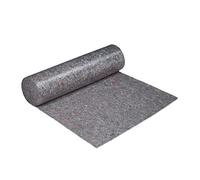 Couverture déménagement, lot de 10, 1x50 = 50 m, Rouleau protection sol 270 g/m² tapis travaux peinture, gris