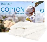 Couverture d'été en coton Unyqoos® 140x220 cm – Housse et garnissage 100% coton, pré-rétrécissement, environ 200 g/m e chaleur 4, lavable jusqu'à 60°C, pour lit simple