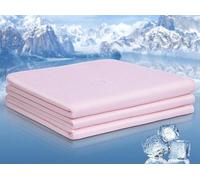 Couverture d'été Unyqoos® 200 x 230 cm, couverture légère et respirante pour une sensation de fraîcheur, fabriquée en 100 % fibre de soie "Cool-Feel", douce et idéale pour les nuits où l'humidité est