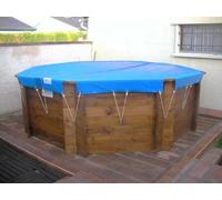 Couverture d'hiver ZEPHIR pour les piscines bois hors sol