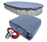 Couverture d'hivernage pour piscines hors sol, dimensions 3 x 4,6 mètres