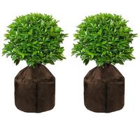 Couverture d'hivernage pour plantes, 65 x 70 cm - Protection contre le gel - Housse pour plantes avec cordon de serrage - Imperméable - Robuste - Tissu Oxford 210D de haute qualité