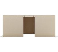 Couverture d'hivernage pour structures de 12x16 pieds, comprenant 4 panneaux pour pergolas fermées, fabriquée en film PE étanche, avec des panneaux extérieurs robustes et des grilles aérées, idéale po