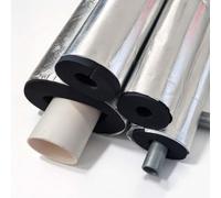 Couverture D'isolation de Tuyau, Feuille D'aluminium, Enveloppe de Tuyau en Mousse Auto-adhésive, Tube en Mousse Hautement Isolé Pour L'extérieur(Thickness10mm,ID219mm/8.6in)