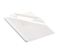 Couverture dos cartonné blanc pour thermosoudure 250 g - 8 mm