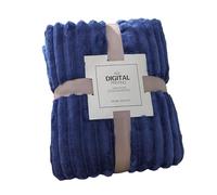 Couverture douillette de canapé, en sherpa, polaire douce et chaude, en velours côtelé, moelleuse, confortable, pour lit et canapé, 45 x 65 cm, (I)
