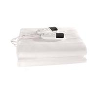 Couverture électrique Couverture chauffante Minuterie Coussin chauffant 160*140cm Chauffe-matelas thermique à double contrôle 3 réglages de chaleur Sous-couverture électrique Chauffe-lit d'hiver