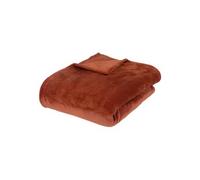 Pegane Couverture Flanelle Rose Terracotta