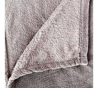 Atmosphera - Plaid - Microfibre - Gris - 180x230 cm
