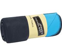 Couverture en polaire doublée bleu marine/turquoise, taille unique