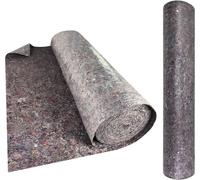 Couverture en polaire protectrice pour travaux de peinture, dimensions 1 m x 164 pieds, avec revêtement antidérapant