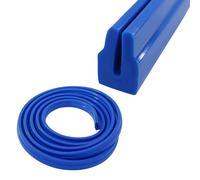Couverture en silicone de 16 mm, longueur 3,8 mètres, de couleur bleue, pour tables de fraisage