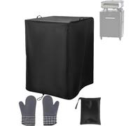 Couverture étanche pour four à pizza, dimensions 73x64x109 cm, en tissu Oxford 420D, avec gants inclus