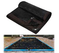 Couverture Filet De Feuille, Couverture De Filet De Feuille De Piscine, 5x10/6x12m Bâche Protection Piscines Hors-Sol, Bâche De Protection pour Piscines, Bloquer Feuilles Mortes Et Débris