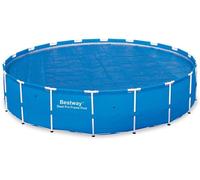 Bestway Bâche solaire 58173 Diamètre 527 cm pour piscine hors sol ronde 549 cm Bleu