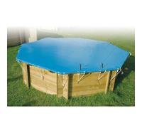 Couverture hivernage pour piscine bois sunwater 300 x 555 x 140 - Ubbink