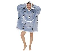 Couverture hoodie - Polaire sherpa - Unie - Oversize - Avec capuche