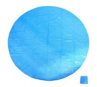 Couverture Isolante à Bulles pour Piscine Extérieure Bleu Ldpe | Film de Protection Imperméable, Pliable et Portable, pour Bassin, Isolation Thermique, Usage Extérieur
