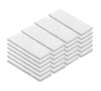 Couverture isolante en fibre de céramique pour cheminée au bioéthanol, ensemble de rechange en éponge de laine résistante à la chaleur, avec combustion prolongée pour foyers d'intérieur et (5,1 x 11,9