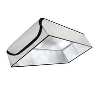 Couverture Isolante pour Escalier de Grenier, Argenté Aluminium, | Film à Bulles et Feuille D’aluminium, Pose sans Outils, pour Trappe et Accès au Grenier