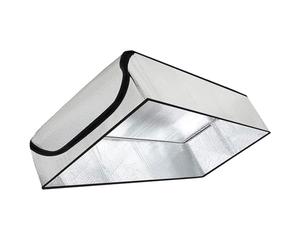 Couverture Isolante pour Escalier de Grenier, Argenté Aluminium, | Film à Bulles et Feuille D’aluminium, Pose sans Outils, pour Trappe et Accès au Grenier