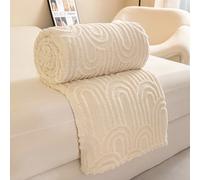 Couverture jacquard à double face en taffetas de couleur unie, couverture jacquard en fibre de polyester de style moderne, couverture de literie, lavable, pour la chambre, le canapé, le salon, la sies