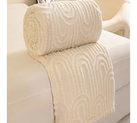 Couverture jacquard à double face en taffetas de couleur unie, couverture jacquard en polyester de style moderne, couverture de literie, lavable en machine, convient pour la chambre à coucher, le cana