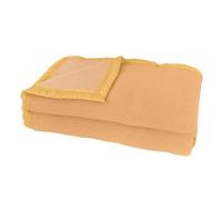 Couverture Laine Mais/Champagne 180 x 240 cm - POYET MOTTE - Gamme Aubisque - Made in France