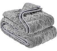 Couverture lestée 20 lb 60 x 80 po, taille queen, polaire sherpa, couverture épaisse