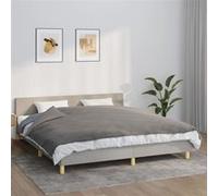 Vidaxl Couverture Lestée Avec Housse Gris 155x220 Cm 7 Kg Tissu