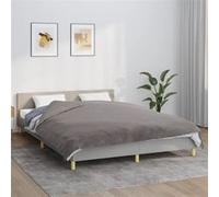 vidaXL Couverture lestée avec housse Gris 200x200 cm 13 kg Tissu