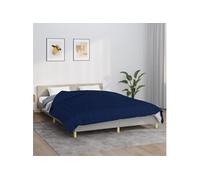 Couverture lestée Bleu 220x240 cm 15 kg Tissu