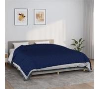 Couverture lestée Bleu 220x260 cm 15 kg Tissu Bleu G