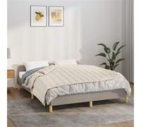 vidaXL Couverture lestée Crème clair 122x183 cm 9 kg Tissu