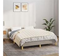 vidaXL Couverture lestée Crème clair 152x203 cm 7 kg Tissu