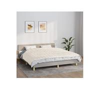 Couverture lestée Crème clair 155x220 cm 11 kg Tissu350759