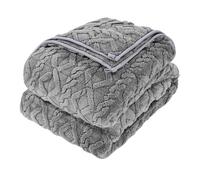 Couverture Lestée - DUOKU - XSH005 - 152x203 cm - 9,2 kg - Polaire Sherpa Gris