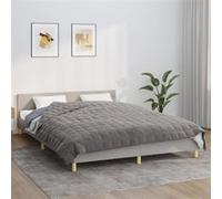 Couverture lestée Gris 200x225 cm 13 kg Tissu Gris G