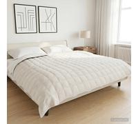 Couverture Lestée Literie Couette Housse Lit Adulte Chambre Maison Tissu vidaXL
