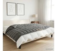 Couverture Lestée Literie Couette Housse Lit Adulte Chambre Maison Tissu vidaXL