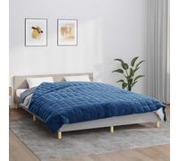 Couverture lestée Bleu 200x200 cm 13 kg Tissu Bleu G