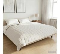 Couverture Lestée Literie Couette Housse Lit Adulte Chambre Maison Tissu vidaXL