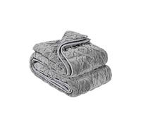 VEVOR Couverture Lestée 9,2 kg Couverture Lourde 152x203 cm Polaire Douce Chaude Moelleuse avec Perles de Verre, Convient aux Personnes 90-113 kg, pour Soulager Anxiété Stress, Améliorer Sommeil, Gris