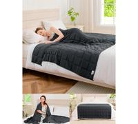 Couverture lestée pour adultes relaxation profonde et calme, couverture pondérée avec répartition uniforme de la pression, disponible en 4kg, 6kg, 8kg et tailles 125x150cm, 125x180cm, 150x200cm Un som