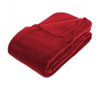 Couverture microfibre 180 x 230 cm Atmosphera - Rouge