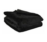Couverture Microflanelle Toison d'Or - 130 x 170 cm - Coloris Noir