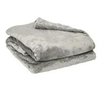 Couverture Microflanelle Toison d'Or - 180 x 220 cm - Coloris Perle