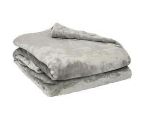 Couverture Microflanelle Toison d'Or - 180 x 220 cm - Coloris Perle